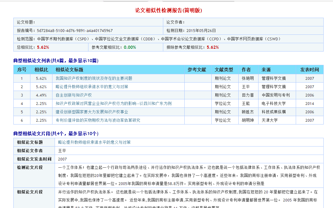 本科查重率多少合格