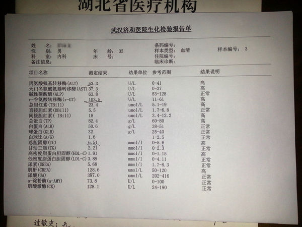 检验科所有检验报告单