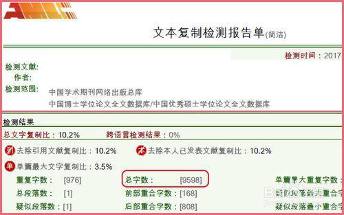 科技论文查重复率