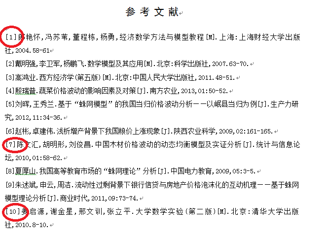 毕业论文的参考文献综述要求