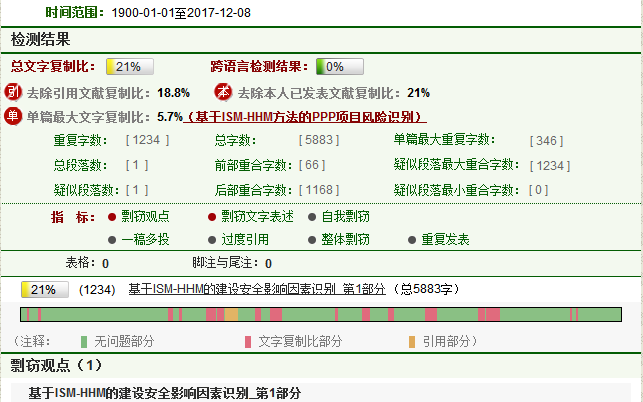 中国知网 论文查重检测系统